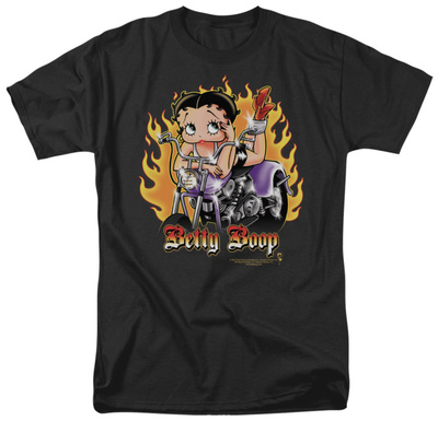Betty Boop - Biker Flames Boop