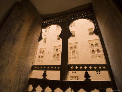Carved Wooden Window, Shibam, Seiyun District, Yemen