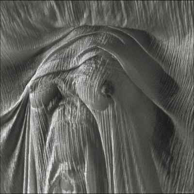 Sheer Waves over Nude Breasts