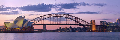 Opera House and Harbour Bridge, Sydney, New South Wales, Australia