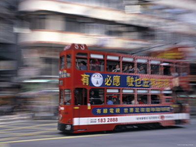 Tram, Hong Kong, China