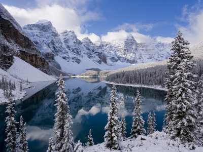 Wenkchemna Peaks and Moraine Lake, Banff National Park, Alberta, Canada