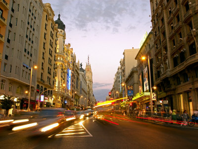 Gran Via, Madrid, Spain
