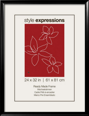 Lexington Black Wood Frame Fits 24 x 32 Print