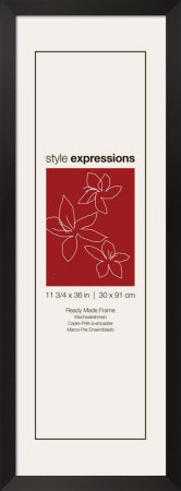 Providence Black Frame Fits 11 3/4 x 36 Print
