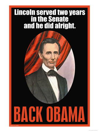 Back Obama Premium Poster