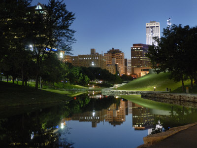Skyline at Dusk, Omaha, Nebraska