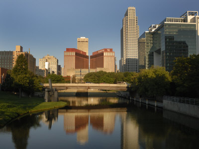 Skyline of Downtown, Omaha, Nebraska