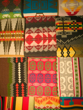 Indian Pattern Blankets for Salem, Santa Fe, New Mexico