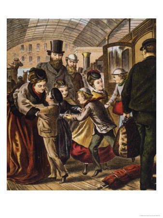 Greeting at the Train Station