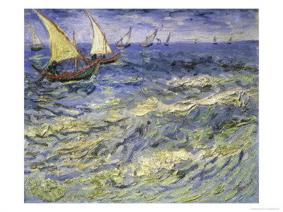 Vincent Van Gogh - Seascape at Saintes, Maries