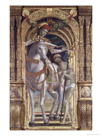 Madonna and Child From the Polyptych of Saint Martin