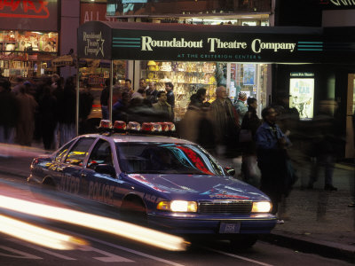 Police Car in Times Square, NYC