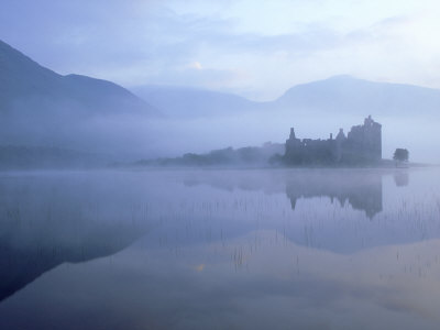 Kilchum Castle & Loch Awe at Dawn, Argyll, Scotland
