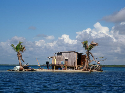 One Man Island off Placencia, Belize