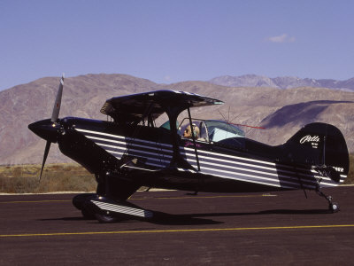 Bi-Plane on Runway