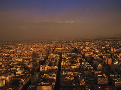Aerial View of Mexico City, Mexico