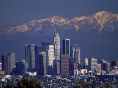 View of San Gabriel Mountain, Los Angeles