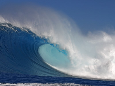 Buy 60 Foot Surf Crashes on Mauis Northshore at Peahi, Hawaii at AllPosters.com