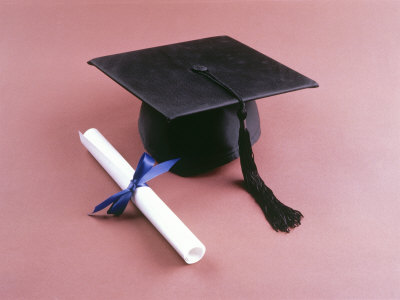 Graduation Cap and Diploma