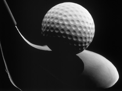 Golf Club and Golf Ball Poster