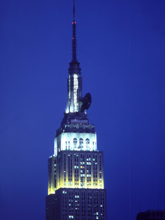 King Kong on Empire State Building, NYC,NY