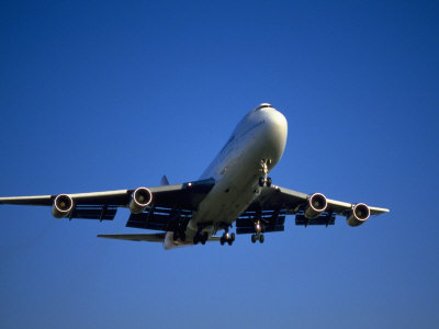 Commercial Airplane in Flight