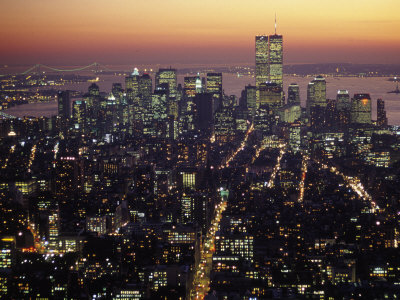 New York City Skyline at Night, NY