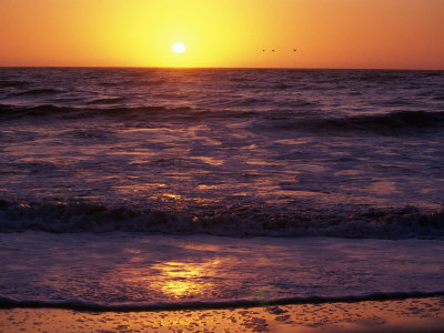 Ocean Beach at Sunset, San Francisco, CA