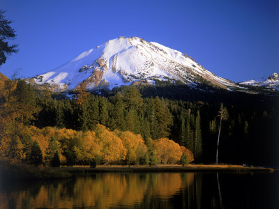 Mt. Lassen and Manzanita Lake, California