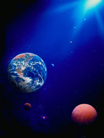 Erde und Weltraum