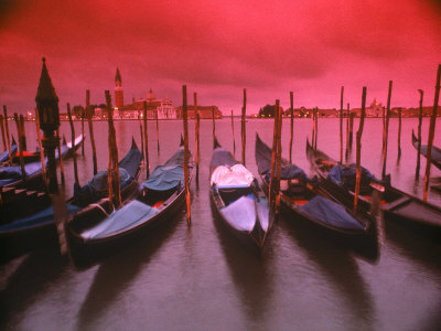 Buy Gondolas, Venice, Italy at AllPosters.com