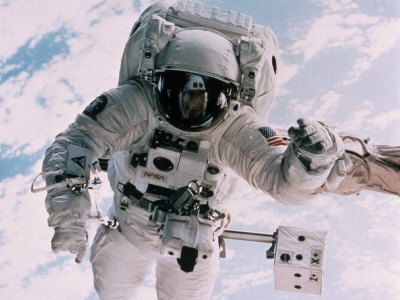 Astronaut Walking in Space