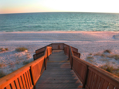 Boardwalk Leading to Shore