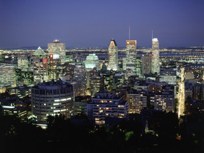 Buy City Skyline, Montreal, Quebec, Canada at AllPosters.com