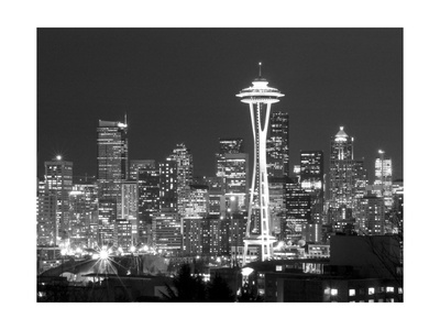 Seattle Skyline Mono