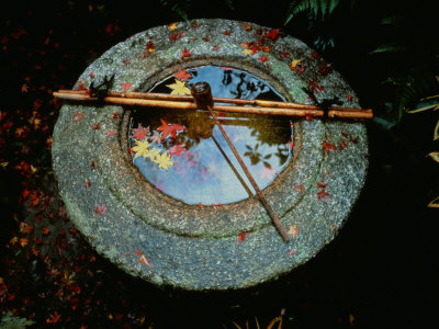 Buy A Small Japanese Fountain with Dipper at AllPosters.com