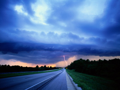 Buy Lightning over the Bee Line Expressway, East of Orlando at AllPosters.com