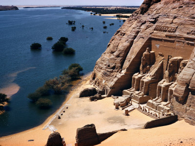 Buy Ramses Temple and the Nile Shoreline at Abu Simbel at AllPosters.com