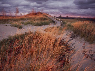 Buy Sleeping Bear Dunes National Lakeshore is Located on the Northeast Side of Lake Michigan at AllPosters.com
