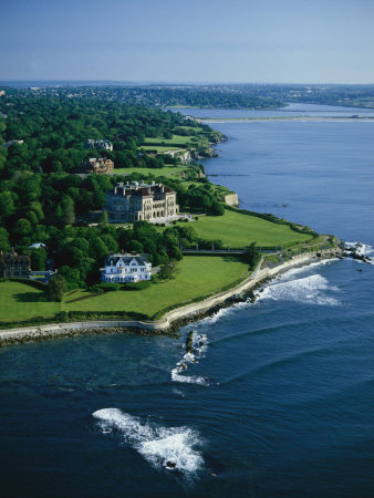 Buy Aerial of the Breakers, a Mansion Built for Cornelius Vanderbilt by Richard Morris Hunt in 1895 at AllPosters.com
