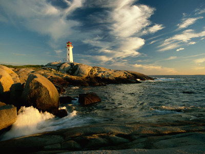 Scenic View of the Rocky Coastline Near Peggys Cove