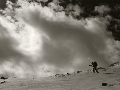 Backcountry Skiing on Hesperus Peak, San Juan Mountains, Colorado