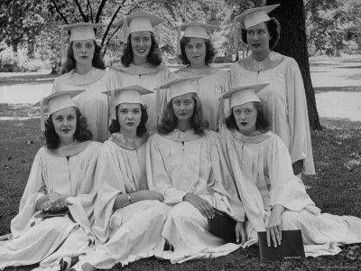 Honor Students in Graduating Class at Monticello College