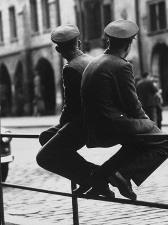 Czech Soldiers During May Day Celebration