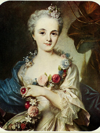 Pastel Portrait of Madame de Pompadour by Italian Portrait Painter Rosalba Carriera