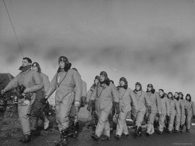 Royal Air Force Pilots During Elementary Training Course During WWII