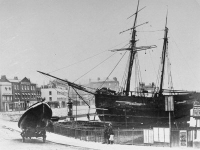 View of Margate Harbor Taken by Unidentified Victorian Photographer