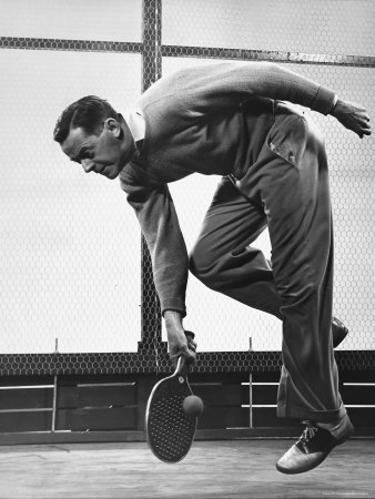 Paul Hicks, New York Businessman, Playing Paddle Tennis at Manursing Island Club