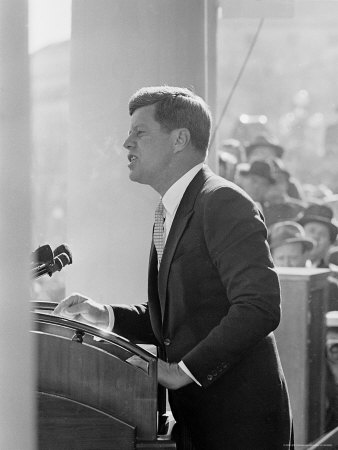 Buy President John F. Kennedy Making Inaugural Address at AllPosters.com